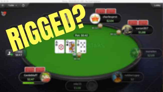is online poker rigged